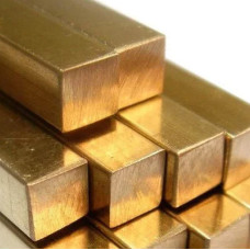 Латунный квадрат прессованный 110х110 мм ЛО62-1 ГОСТ 2060-2006